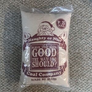 NEW Primitives by Kathy Naughty or Nice Pillow Coal Company